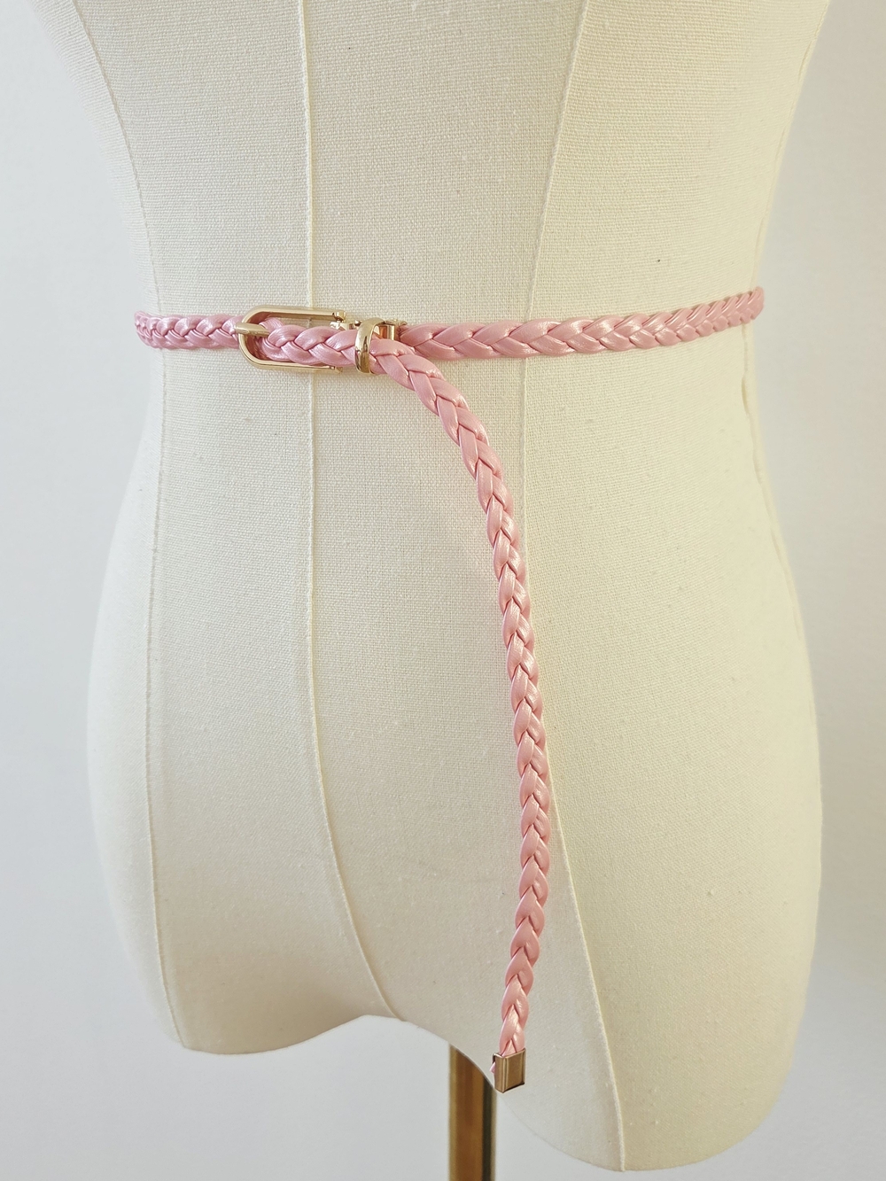 Pink Braided Belt - Picture 7 of 8